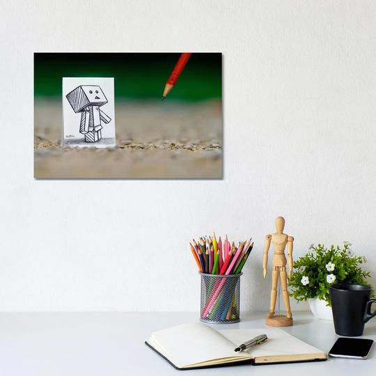 Pencil vs. Camera - 38 by Ben Heine - Photograph Print on Canvas