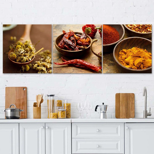 Canvas Print Herbs Spices