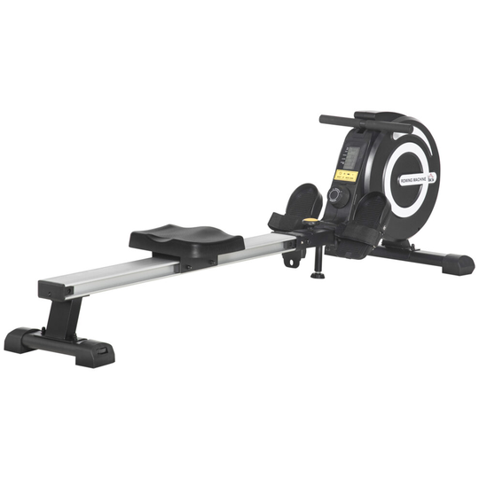 HOMCOM Fitness Adjustable Magnetic Rowing Machine Rower