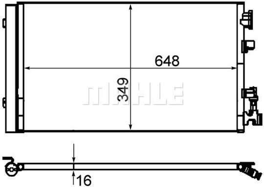 Condenser Air Conditioning 8FC351310-541 by BEHR