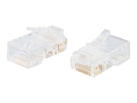 88121 RJ45 CAT5E MOD PLUG FLAT STRND 25PK
