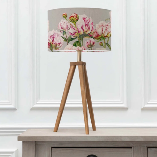 Marie Burke 75Cm Brown Tripod Table Lamp
