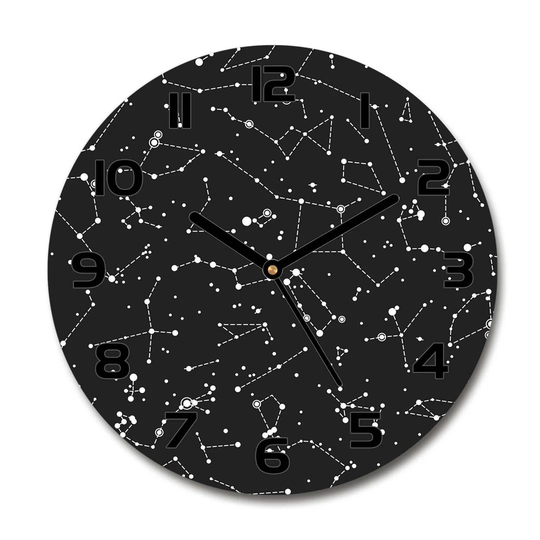Decoration Picture Art Modern Kitchen Living Room Constellation 30cm Silent Wall Clock