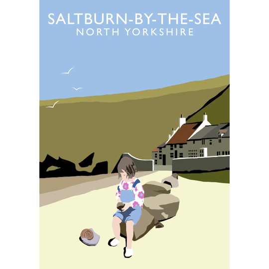 'Saltburn-by-the-Sea 4' Graphic Art
