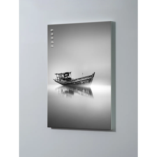 Boat Magnetic Wall Mounted Cork Board