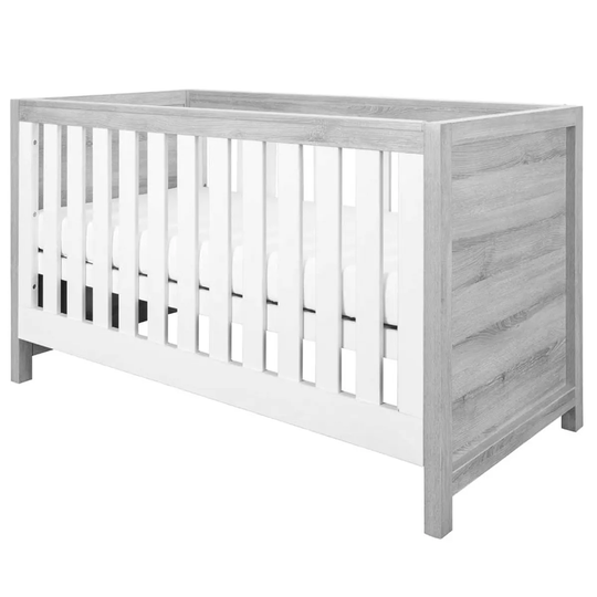 Tutti Bambini Modena 3-in-1 Cot Bed - Ash Grey/White