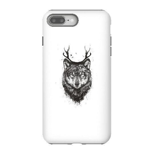 Balazs Solti Wolf Phone Case for iPhone and Android - iPhone 8 Plus - Tough Case - Gloss