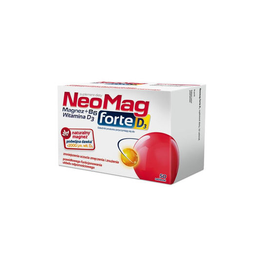 NeoMag Forte D3 - 2000 IU, 50 tablets
