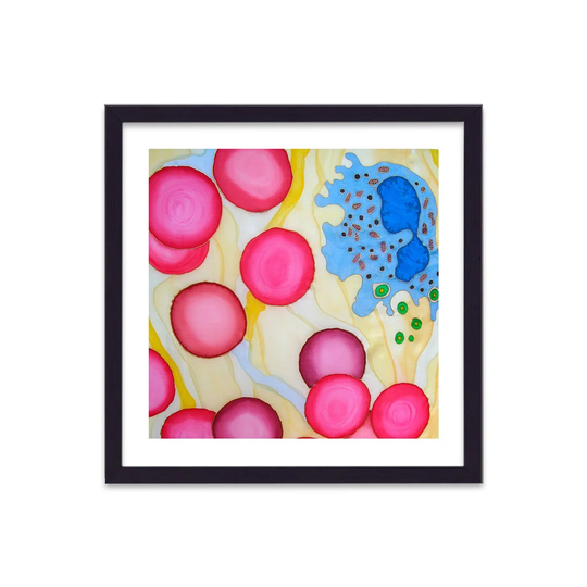 Cellular Beauty Art 2 Pink & Blue V2