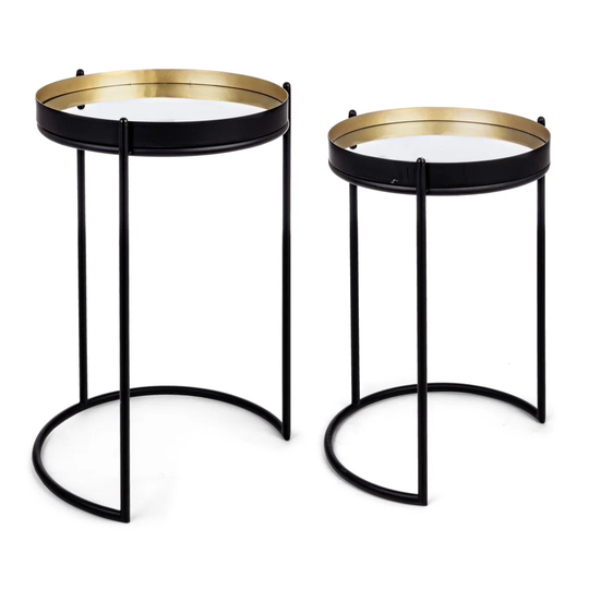 Curtiss Canora Grey 2 Piece Nest of Tables
