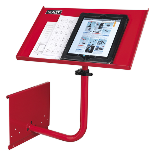 Sealey APLTS | Laptop & Tablet Stand 440mm - Red