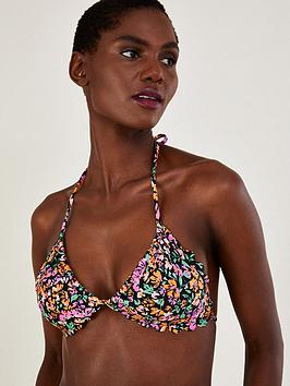 Monsoon Ditsy Print Bikini Top