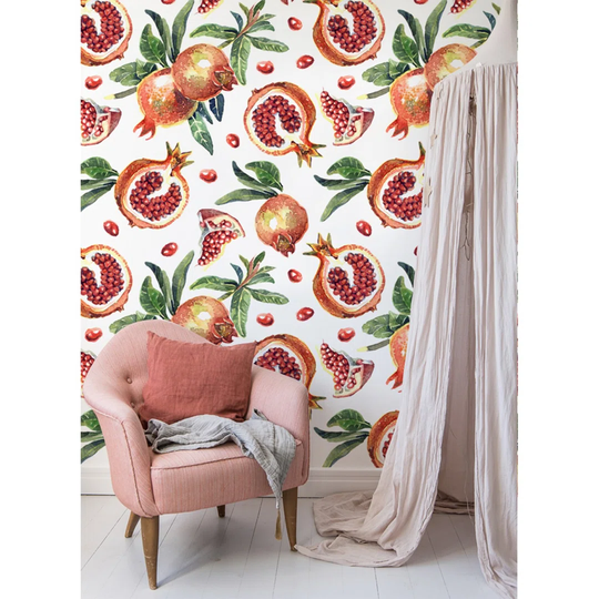 Walllpaper Roll 208X146cm Mural Decoration Kitchen Livingroom Bedroom Wallpaper Material With Print - Floralfruit Vintage