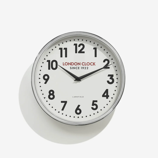 Station 30cm Sterling Wall Clock