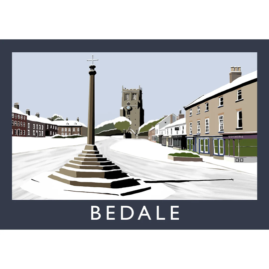 Bedale Snow by Richard O'Neil - Graphic Art Print on Paper