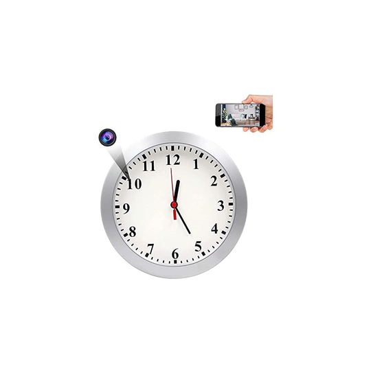 Spy Wall Clock Camera, Hidden Spy Camera Clock HD 1080P Clock camera Nanny Camera with Motion Detector Video Recorder for Home Security and