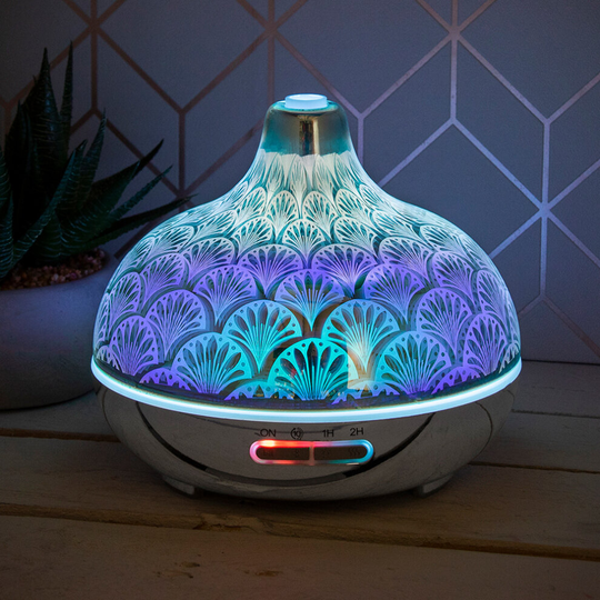 Ultrasonic Humidifier with Bluetooth Speaker & Aroma Diffuser in Gatsby Design