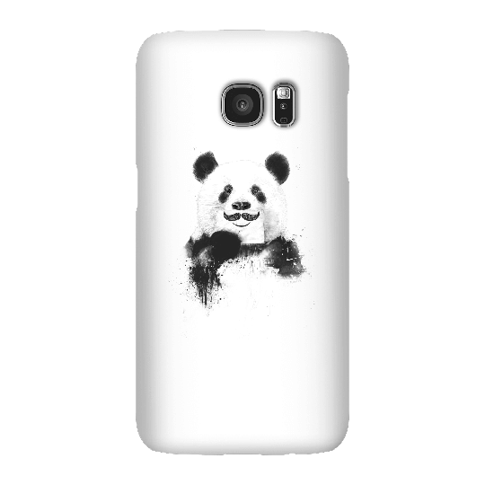 Balazs Solti Moustache And Panda Phone Case for iPhone and Android - Samsung S7 - Snap Case - Matte