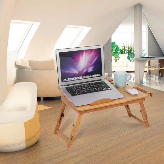 Retractable Table Laptop Storage Cart