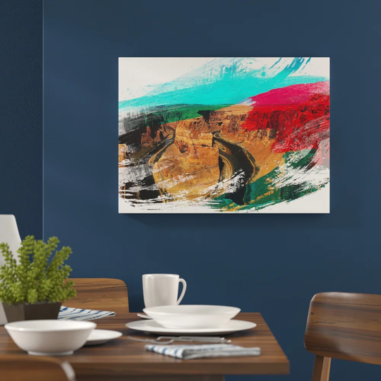 'Landscape Horseshoe Bend Canyon Arizona USA' Graphic Art Print Poster