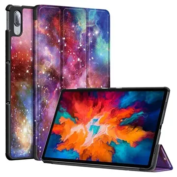 Tri-Fold Series Lenovo Tab P11 Pro Smart Folio Case - Galaxy
