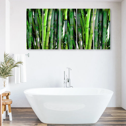 Canvas Print Bamboo Forest Natura Green