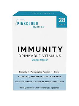 Pink Cloud Beauty Co Immunity Drinkable Vitamins - 28 Sachets