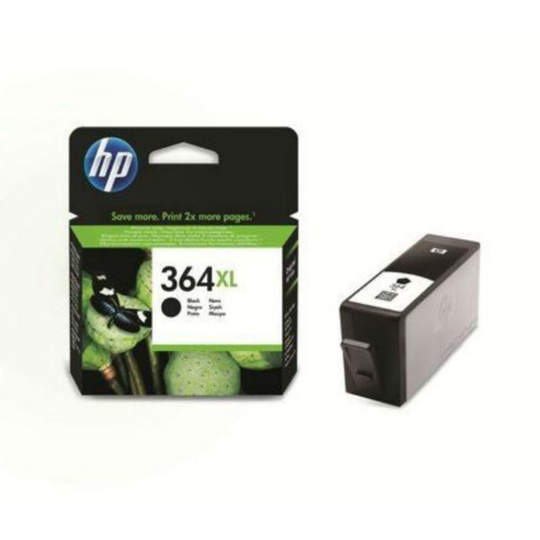 HP 364XL Black Ink Cartridge, Black