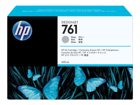 HP 761 Gray Original Ink Cartridge - Standard Yield 400ml - CM995A