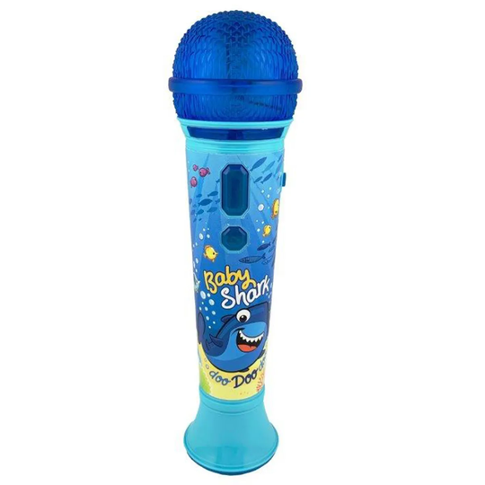 eKids Baby Shark MP3 Sing-along Microphone with Built-in Speaker