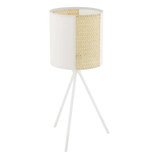Fudge 61Cm White Tripod Table Lamp