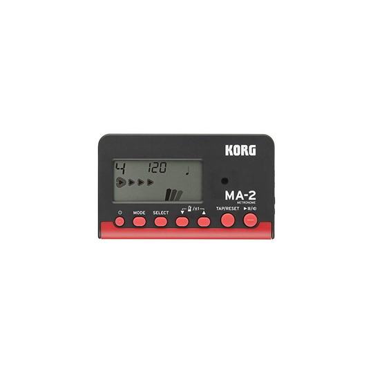 KORG MA2-BKRD LCD Pocket Digital Metronome - Black & Red
