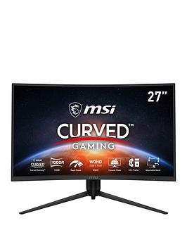 Msi Optix G271Cqp 27 Inch, Quad Hd, 165Hz, 1Ms, Amd Freesync Premium, 1000R Curved Gaming Monitor