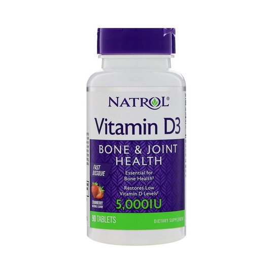 Natrol Vitamin D3 Fast Dissolve, 5000IU - 90 tabs