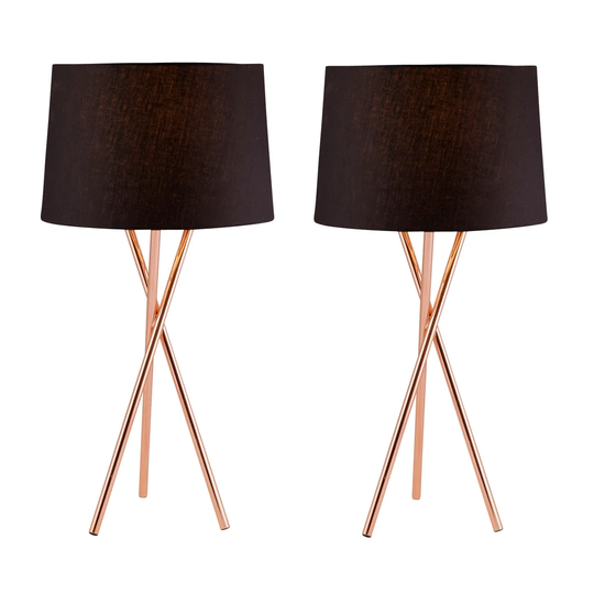 Castello 52cm Tripod Table Lamp Set