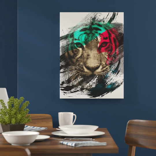 'Tiger' Graphic Art Print Poster