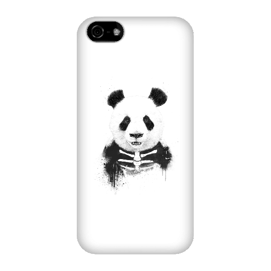 Balazs Solti Skull Panda Phone Case for iPhone and Android - iPhone 5C - Snap Case - Matte