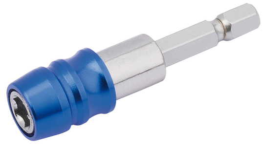 Draper Quick Release Magnetic Bit Holder - 65mm Long 1/4" (F) x 1/4" (M) MH/QR/60/B 82410