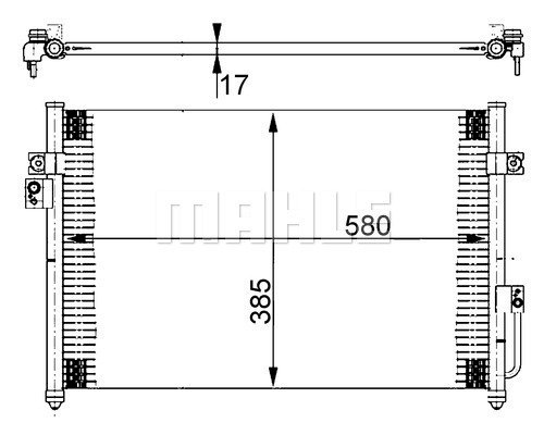 Condenser Air Conditioning 8FC351302-231 by BEHR