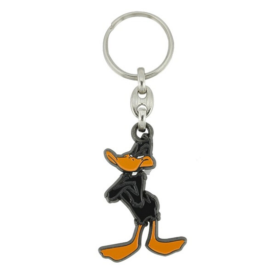 Warner Bros Looney Tunes - Daffy Duck Enamelled Licensed Keychain-Keyring