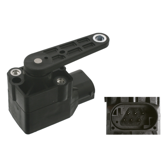Sensor for headlight levelling device Headlamp Level 37150 by Febi Bilstein
