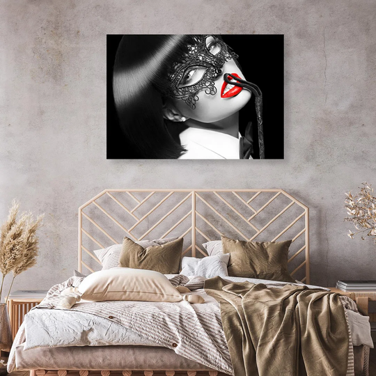Canvas Print, Black Motif 16723