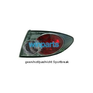 Tail Light LEFT Outer Side 06+ 4,5-door Dark Gray 5669434