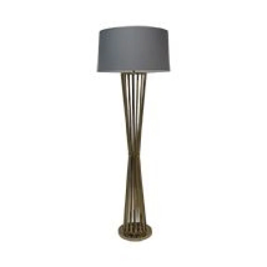 Calarco Grey Novelty Floor and Table Lamp Set