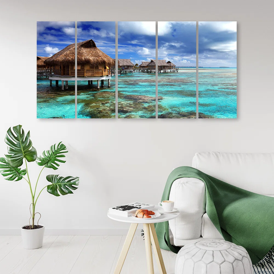 Canvas Print Tropical Beach