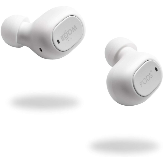 BOOMPODS Boombuds Go True Wireless - Best Sports Earbuds, Bluetooth, Portable Magnetic Charging Case, Water/Sweat Resistant IPX4, Instant Connect TWS