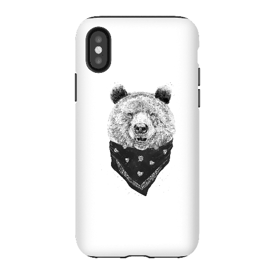 Balazs Solti Bandana Panda Phone Case for iPhone and Android - iPhone X - Tough Case - Gloss