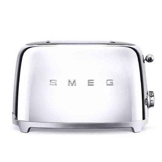 Smeg TSF01SSUK 50S Retro Style 2 Slice Toaster - Chrome Silver