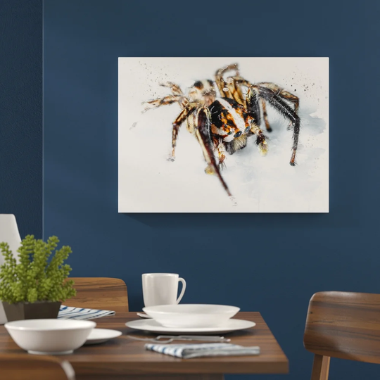 'Jumping Spider' Graphic Art Print Poster