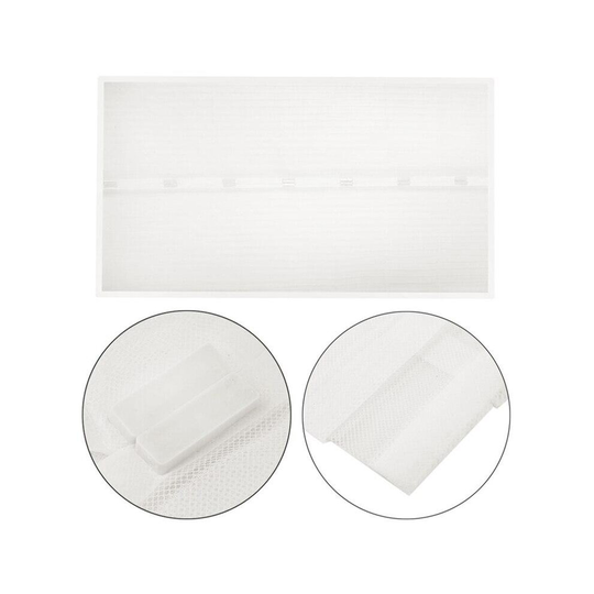 (white, 100x210cm) Anti Mosquito Insect Fly Bug Screen Door Curtains Magnetic Mesh Net Automatic Closing